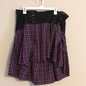 Tripp NY Purple Plaid Schoolgirl skirt